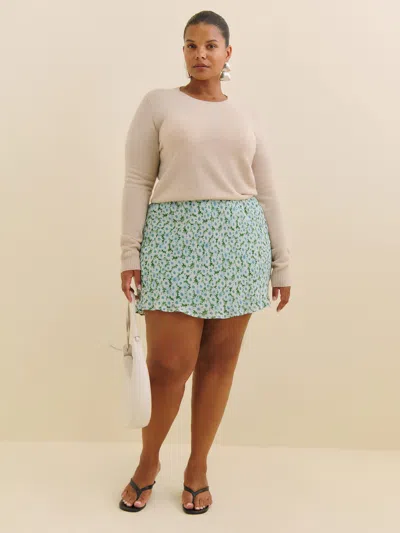 Reformation Brandy Skirt Es In Daisy Meadow