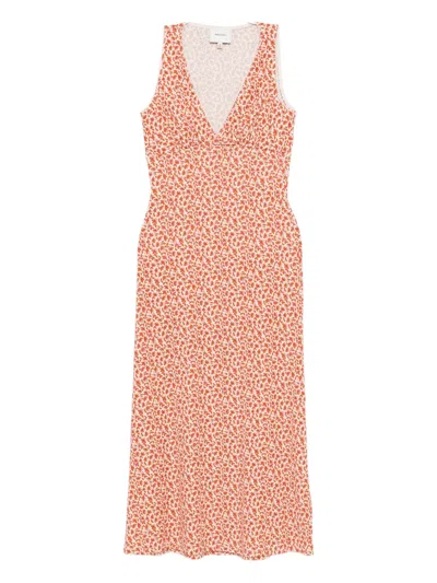 Reformation Brayden Dress In Orange