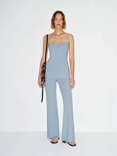Reformation Bria Knit Two Piece Blue Xl