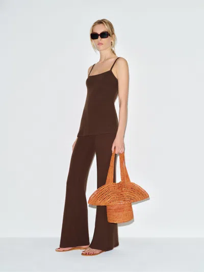 Reformation Ensemble En Maille Bria Marron L In Brown