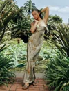 meshki white sequin dress Ellington Knit Maxi Dress With Sequin - Ivory