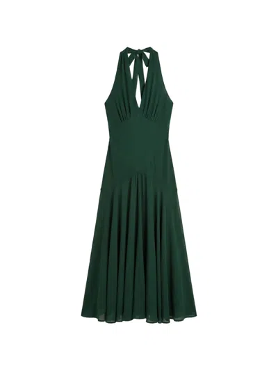 Reformation Briony Dress Green 0 In Forest
