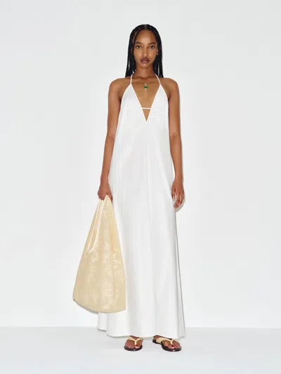 Reformation Brita Dress Ivory Xs In White