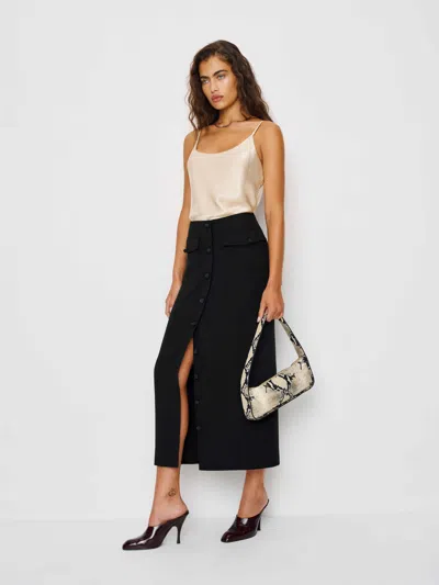 Reformation Britt Skirt In Black