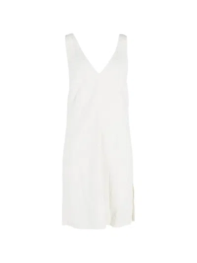 Pre-owned Reformation Broderie-anglaise Sleeveless Dress In White