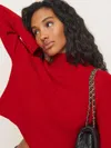 REFORMATION BROOKE CASHMERE CROPPED TURTLENECK