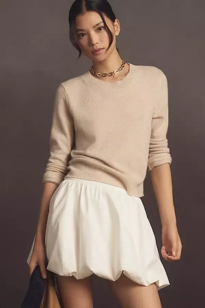 Reformation Brynn Mini Skirt In White
