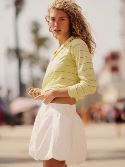 Reformation Brynn Skirt In White