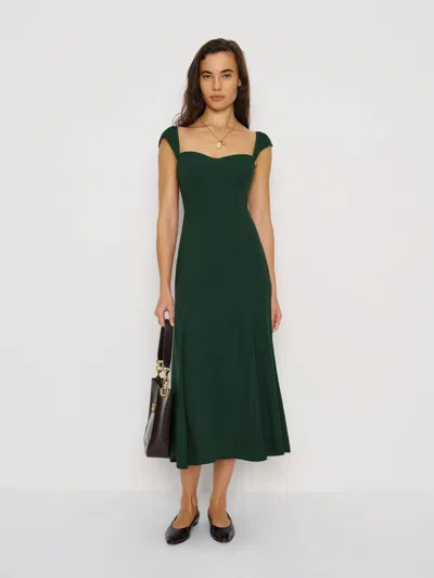 Reformation Bryson Dress Green 12