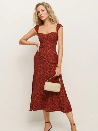 Reformation Bryson Dress In Roseanne