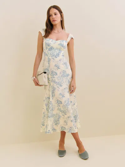 Reformation Ismay Dress In Teacup