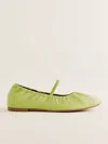 Reformation Buffy Ruched Ballet Flat