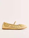 Reformation Buffy Ruched Ballet Flat