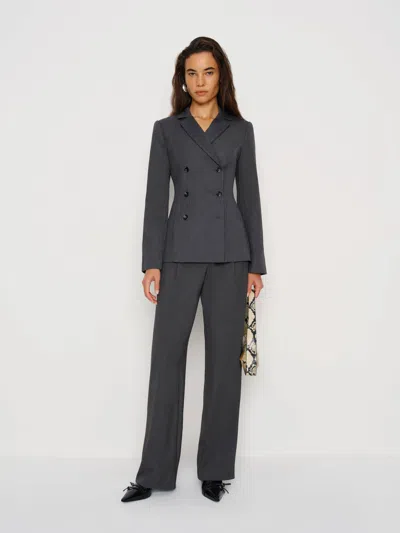 Reformation Caden Blazer In Blue