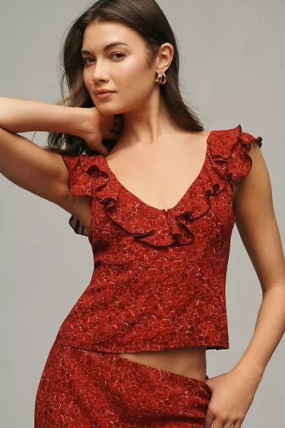 Reformation Cala Top In Purple