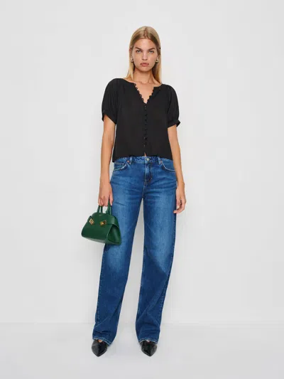 Reformation Calia Top In Black