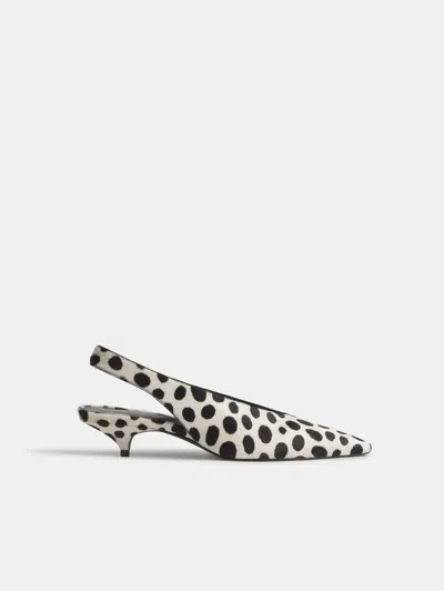 Reformation Calista Slingback Heel 8.5 In Multi