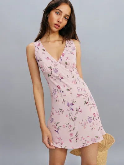 Reformation Calix Dress In Pink