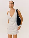 Reformation Calix Dress In White