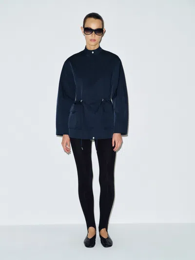 Reformation Callista Jacket Blue Large