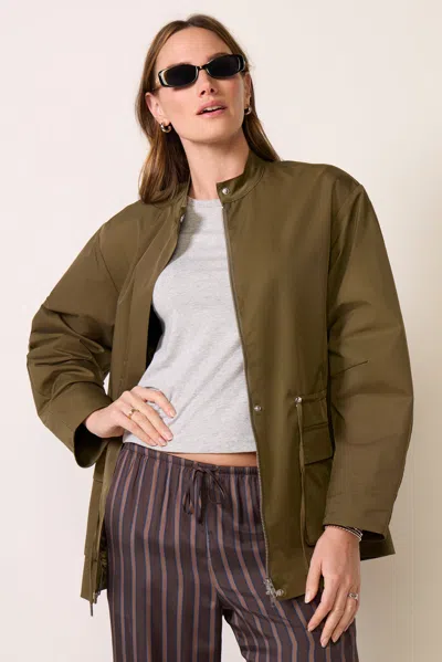 Reformation Callista Jacket In Green