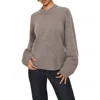 Reformation Calloway Regenerative Wool Crew In Dormouse