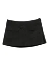 Reformation Calloway Skorts In Black