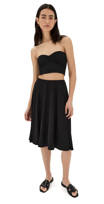 Reformation Cambria Knit Two Piece Black