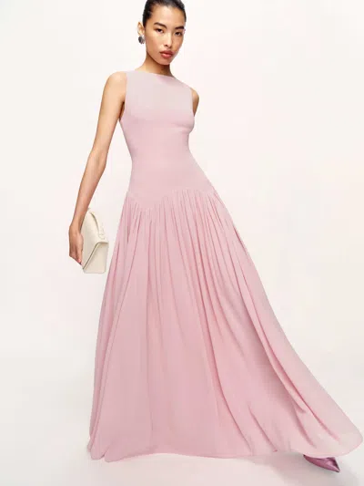 Reformation Camella Dress In Rose