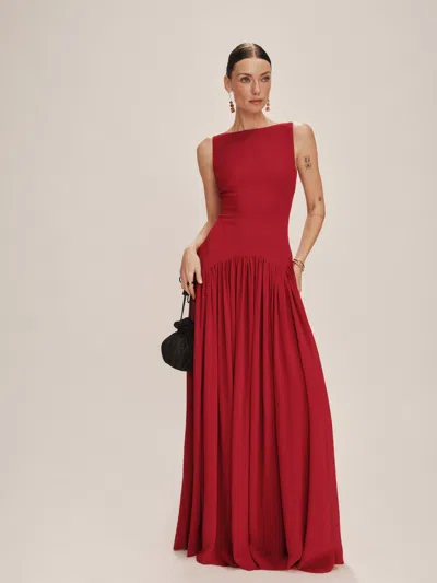 Reformation Camella Dress In Sangre