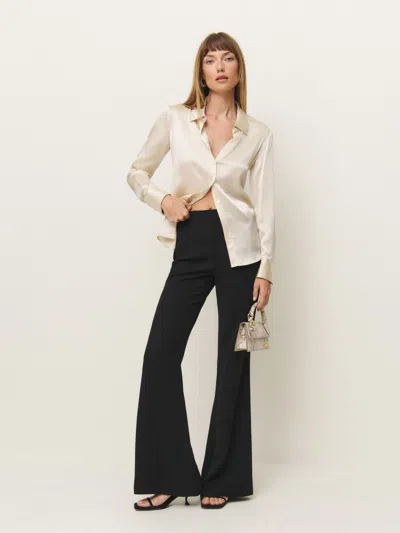 Reformation Cameron Pant In Black