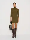Reformation Camille Knit Dress In Green
