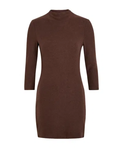 Reformation Camille Lyocell-blend Mini Dress In Brown