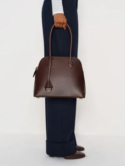 Reformation Camille Shoulder Bag In Brown