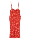 Reformation Camira Dress In Red