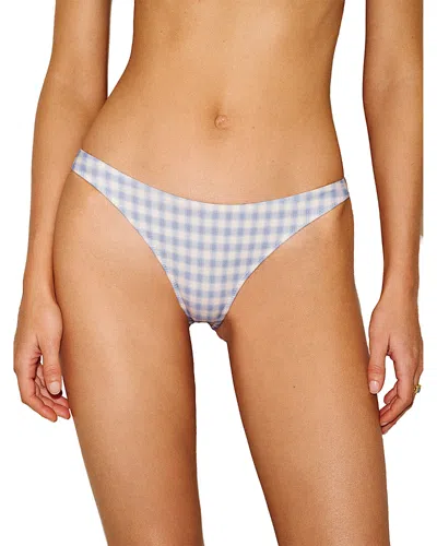 Reformation Campo Bikini Bottom In Blue