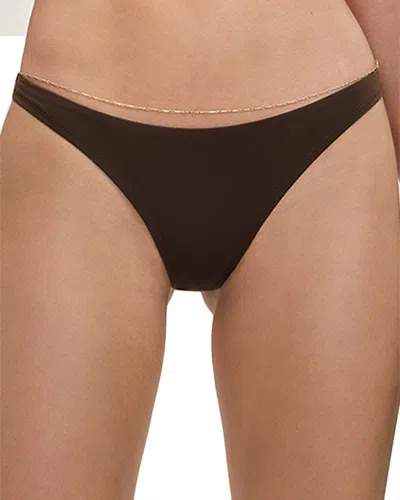 Reformation Campo Bikini Bottom In Brown