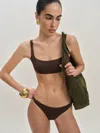 Reformation Campo Bikini Bottom In Cafe