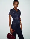 Reformation Canyon Top Blue 0 In Blue