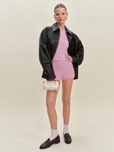 Reformation Short En Maille Cara