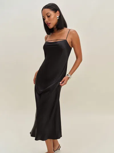 Reformation Robe En Soie Cardi