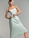 Reformation Cardi Silk Dress