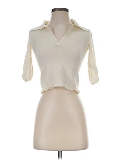 Pre-owned Reformation Cardigan Sweater In Ivory