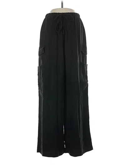 Pre-owned Reformation Cargo Pants In Black