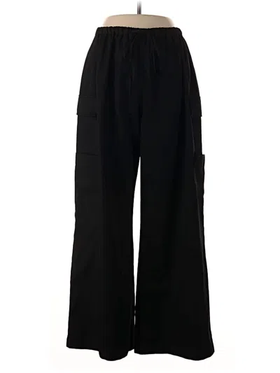 Pre-owned Reformation Cargo Pants In Black