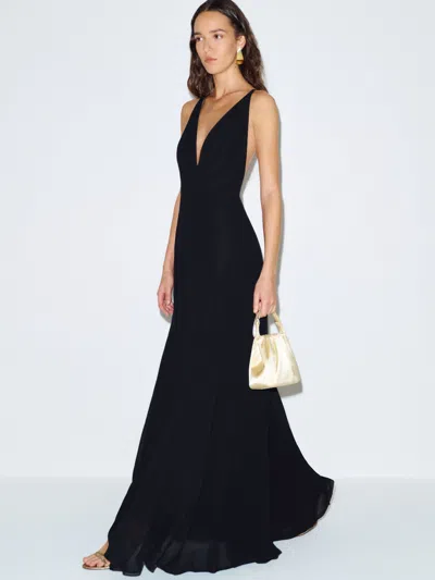 Reformation Carissa Dress Black 6