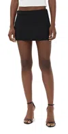 Reformation Carla Skirt Black In Black