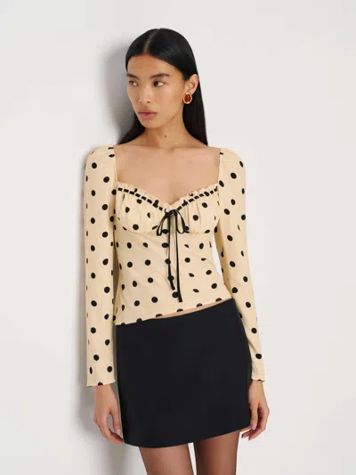 Reformation Carlisa Top In Neutral