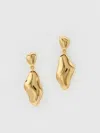 Reformation Carmel Drop Earrings In Gold