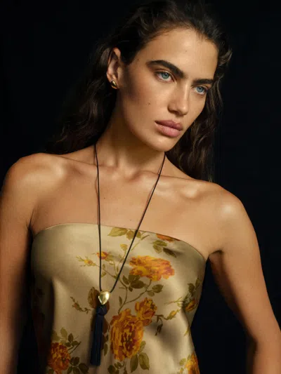 Reformation Carmel Stud In Gold